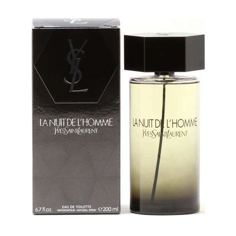 yves saint laurent 200ml l'homme|la nuit de l'homme 60ml.